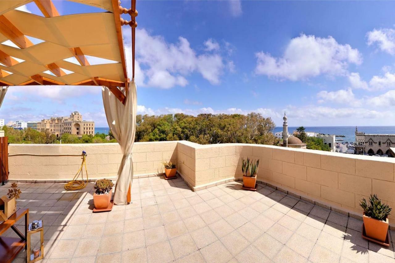 Center Penthouse - Medieval Town 10'- Beach 2' Rhodes City Exterior foto