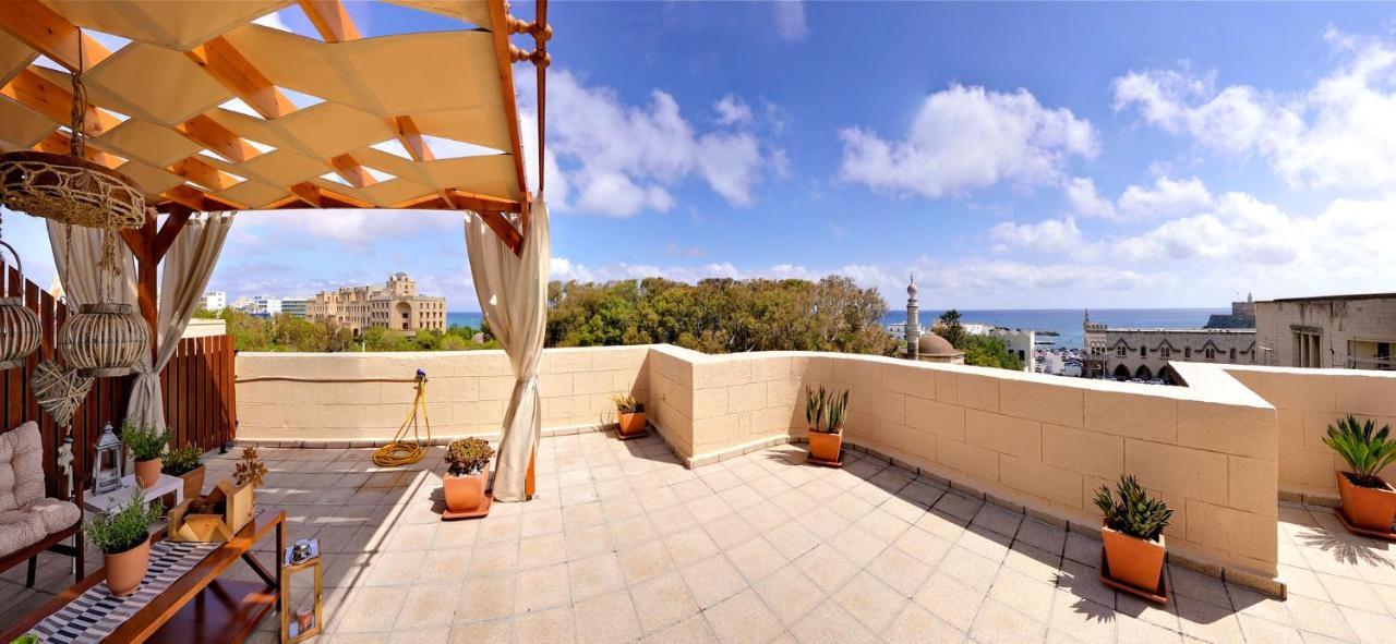Center Penthouse - Medieval Town 10'- Beach 2' Rhodes City Exterior foto